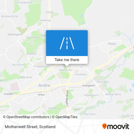 Motherwell Street map