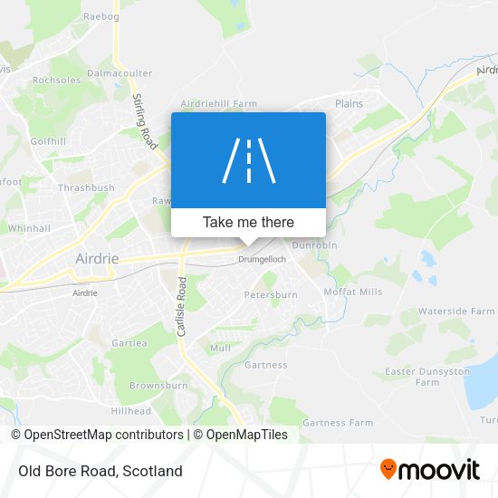 Old Bore Road map