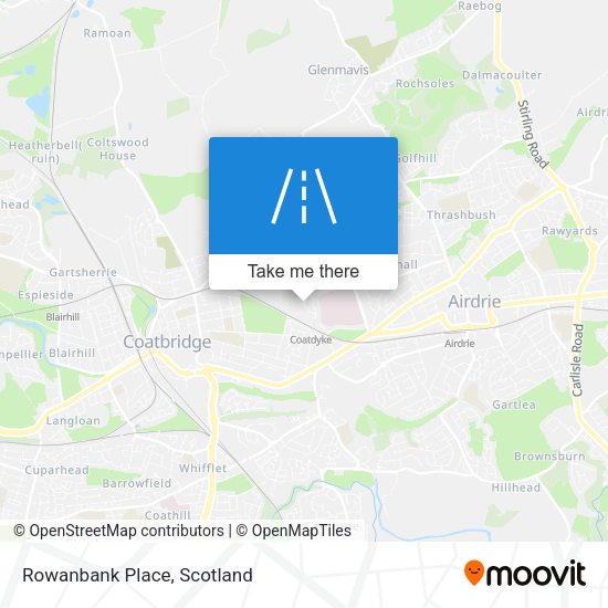 Rowanbank Place map