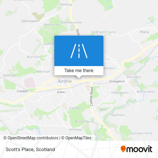 Scott's Place map