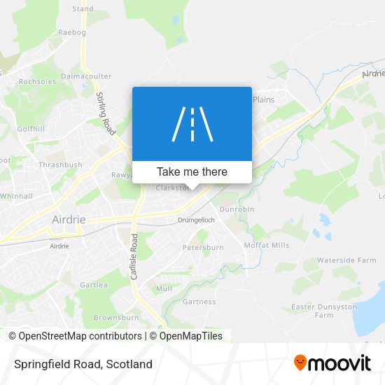 Springfield Road map