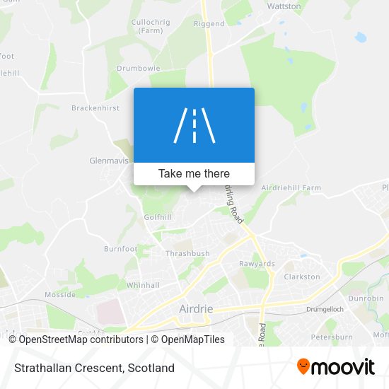 Strathallan Crescent map