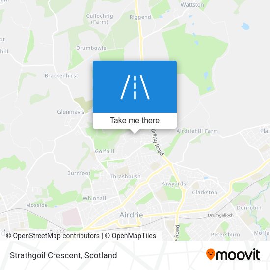 Strathgoil Crescent map