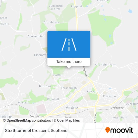 Strathtummel Crescent map