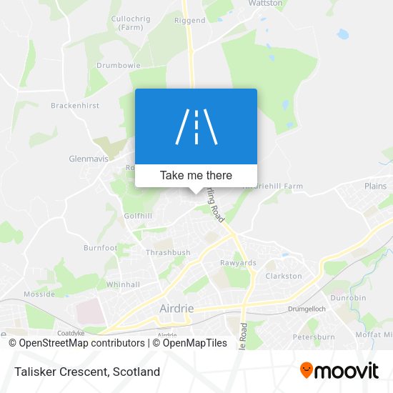 Talisker Crescent map