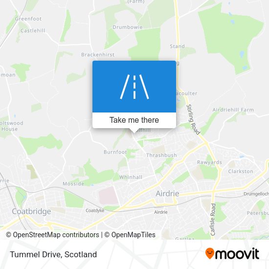 Tummel Drive map