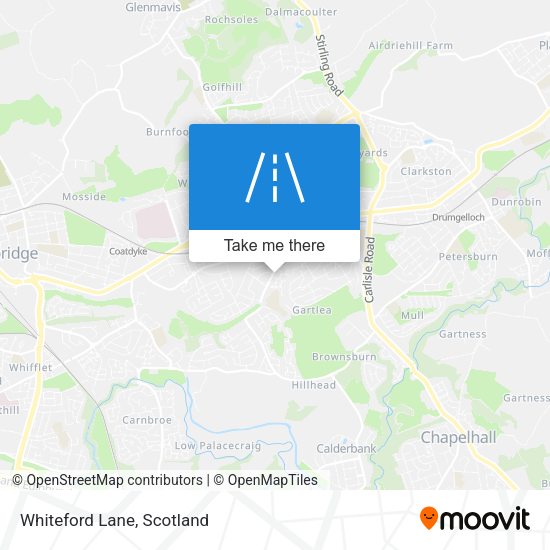 Whiteford Lane map