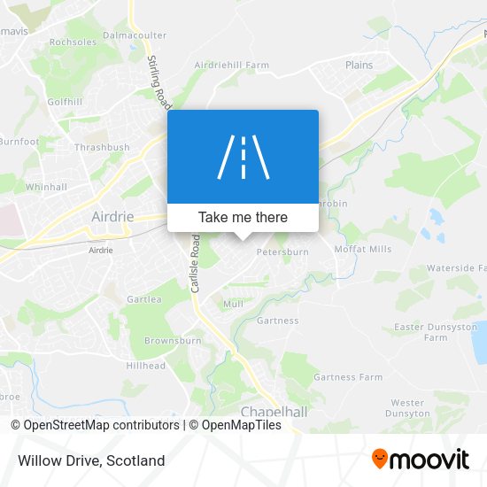 Willow Drive map