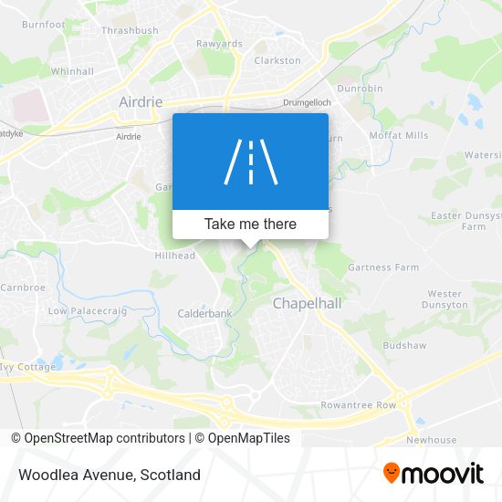 Woodlea Avenue map
