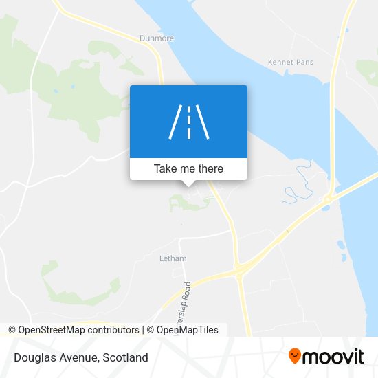 Douglas Avenue map