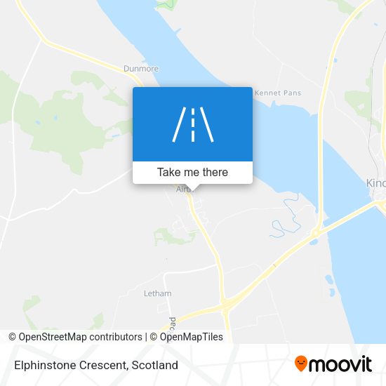 Elphinstone Crescent map