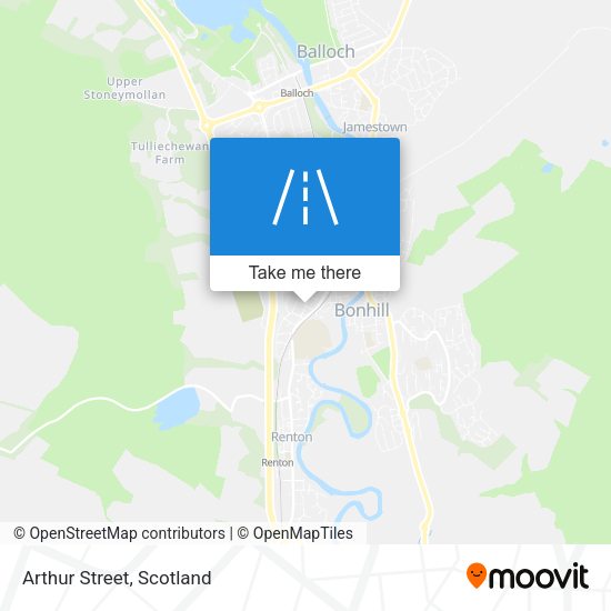 Arthur Street map