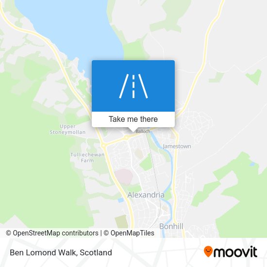 Ben Lomond Walk map