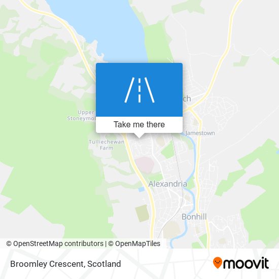 Broomley Crescent map