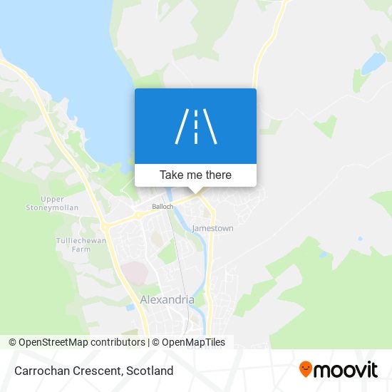 Carrochan Crescent map