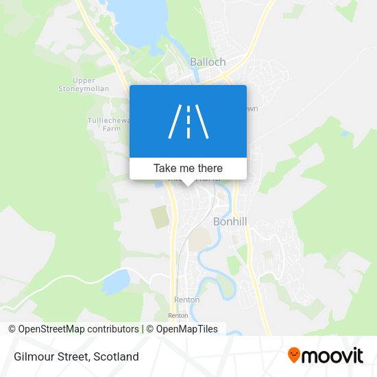 Gilmour Street map
