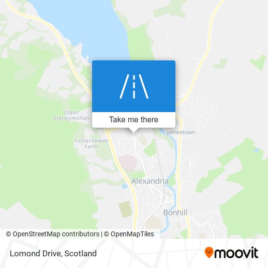 Lomond Drive map