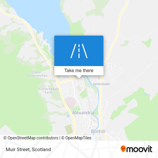 Muir Street map