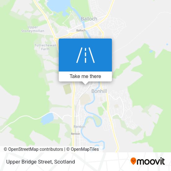 Upper Bridge Street map