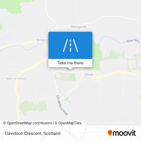 Davidson Crescent map
