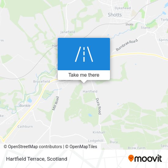Hartfield Terrace map