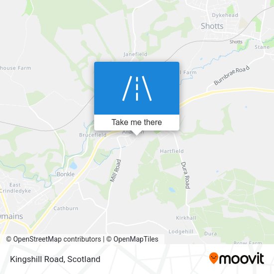 Kingshill Road map