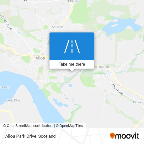 Alloa Park Drive map