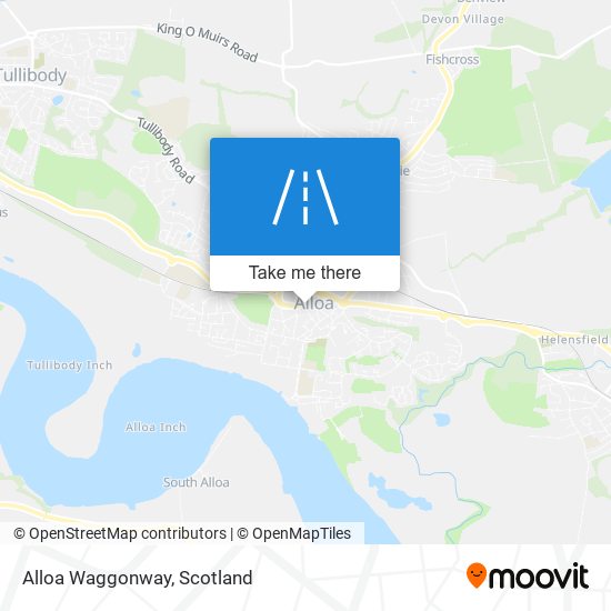 Alloa Waggonway map