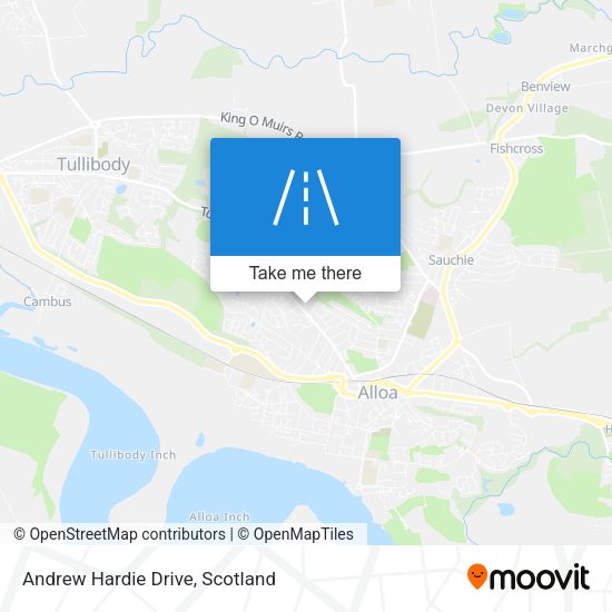 Andrew Hardie Drive map