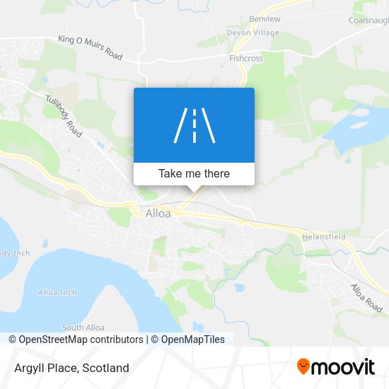 Argyll Place map