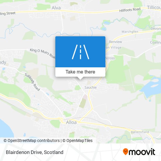 Blairdenon Drive map