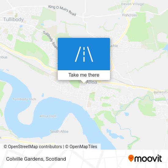 Colville Gardens map