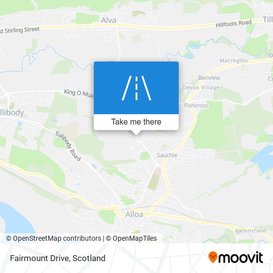 Fairmount Drive map