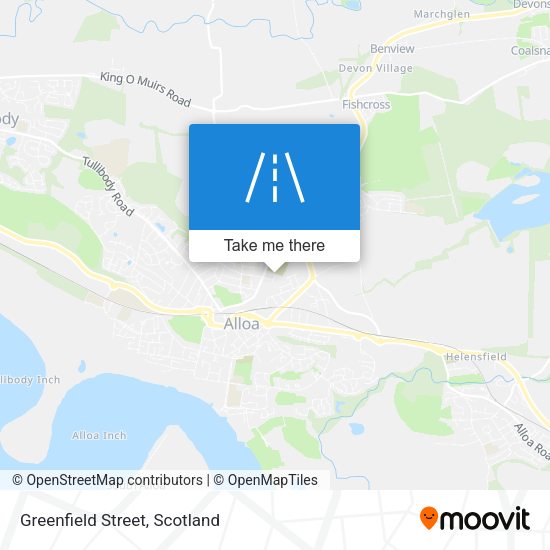 Greenfield Street map