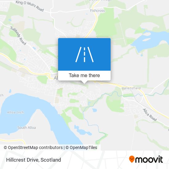 Hillcrest Drive map