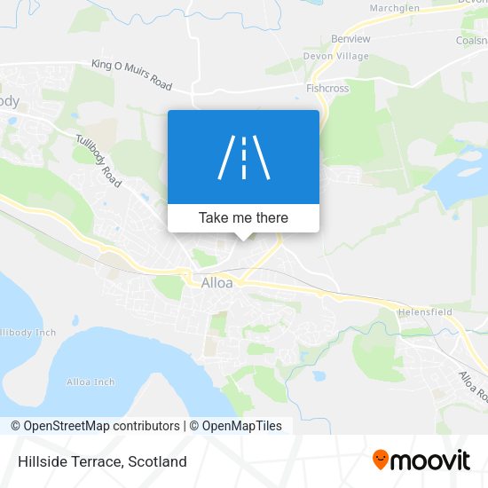 Hillside Terrace map