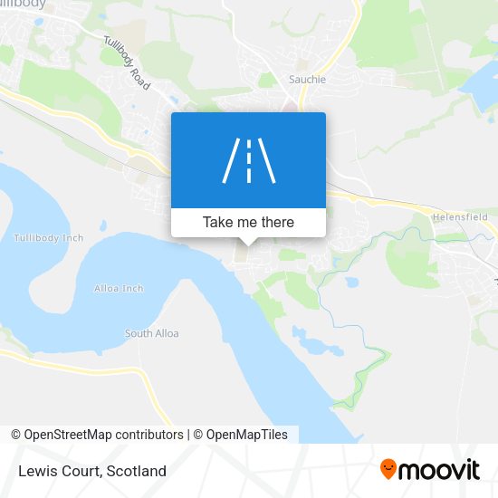 Lewis Court map