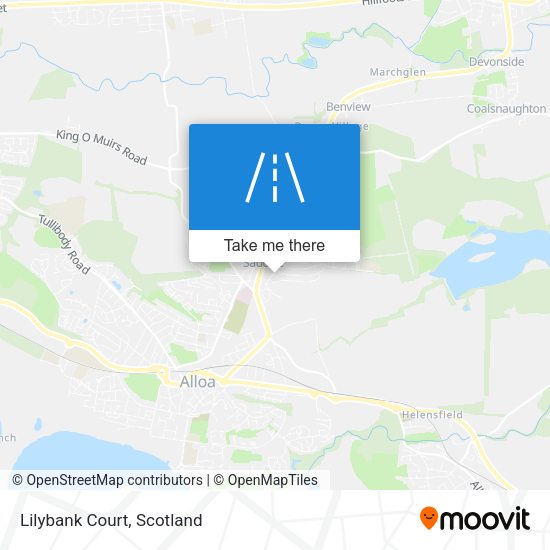 Lilybank Court map