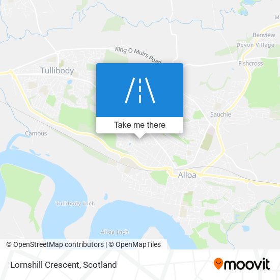 Lornshill Crescent map