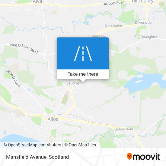 Mansfield Avenue map