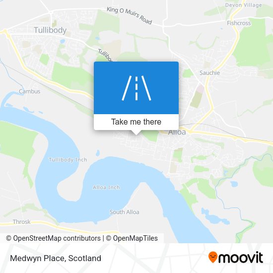Medwyn Place map
