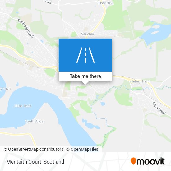 Menteith Court map