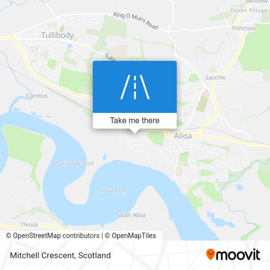 Mitchell Crescent map