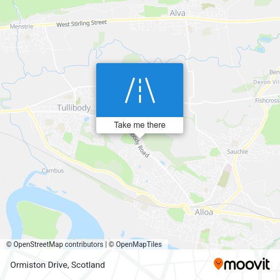 Ormiston Drive map