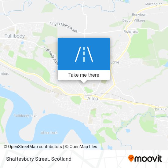 Shaftesbury Street map