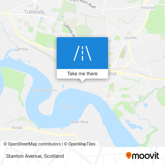 Stanton Avenue map