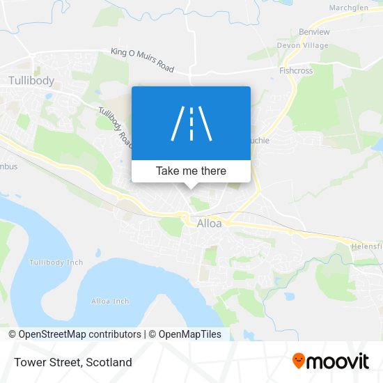 Tower Street map