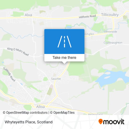 Whyteyetts Place map