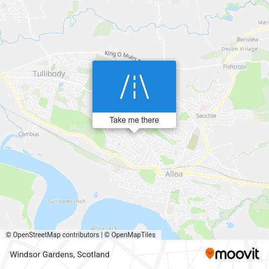 Windsor Gardens map