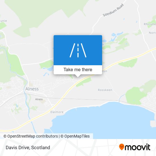 Davis Drive map